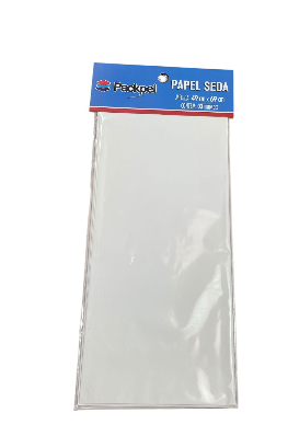 17958 - PAPEL SEDA AUTO SERV BRANCO 49X69 C/3UN - PC/ CROMUS