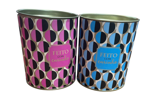 17998 - LATA P/ BOMBOM FEITO C/ CARINHO COMPOSE 9X11 - PC/ CROMUS