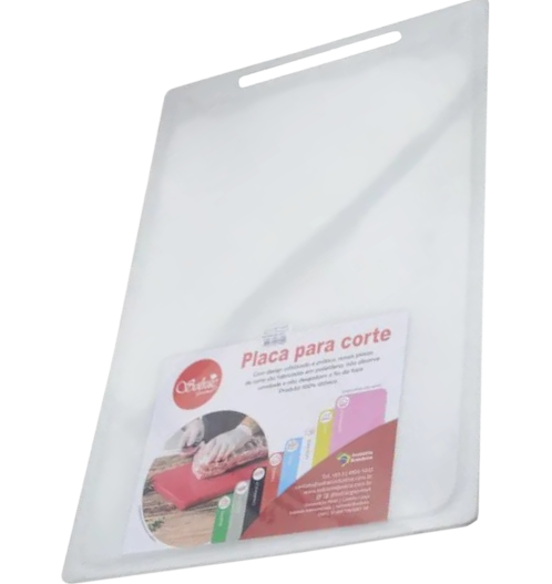 18071 - PLACA EM POLIETILENO BRANCA 8X300X400MM - SOLRAC