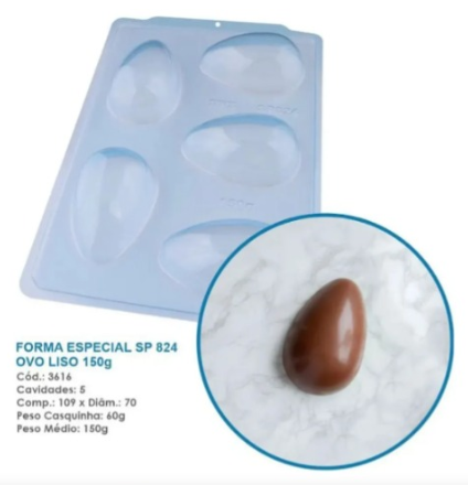 4291 - FORMA ESPECIAL SP 824 OVO LISO 150g - BWB