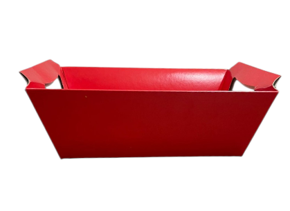 18026 - CESTA VERMELHO P 18X13X7,5 - PC/ CROMUS