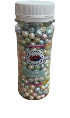 17914-PEROLA G CINTILANTE COLORIDA 50G - DONA LELLA