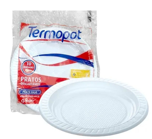 3938 -PRATO DESC 18CM 10UN - TERMOPOT