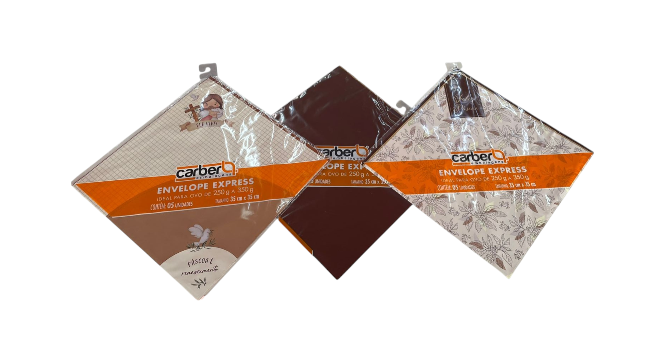 2345 - ENVELOPE P/ OVO 250g a 350g SORTIDO 35x35cm C/5un - PC/CROMUS