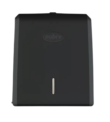 18130 - DISPENSER P/PAPEL TOALHA BRANCO/PRETO - NOBRE