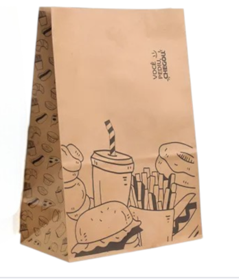 17688 - SACO DELIVERY SOS LANCHE M 32X22X12 C/50UN - VINCO