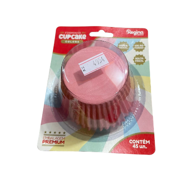4954 - FORMINHA CUPCAKE COLORS IMPERMEAVEL ROSA BEBE 45un - REGINA