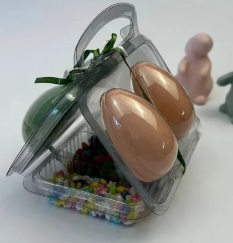 18145 - KIT CONFEITEIRO 4 OVOS 50G CRISTAL C/3UN - FLIP