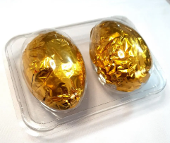 18143 - BANDEJA 2 OVOS 150G CRISTAL C/5UN - FLIP