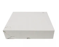 18135 - CAIXA P/ SALGADO N.1 25X25X5,5CM BRANCA - PLAC