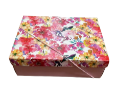 17933 -CAIXA RETANGULAR C/TP MARIE P 24X18X8 - PC/ CROMUS