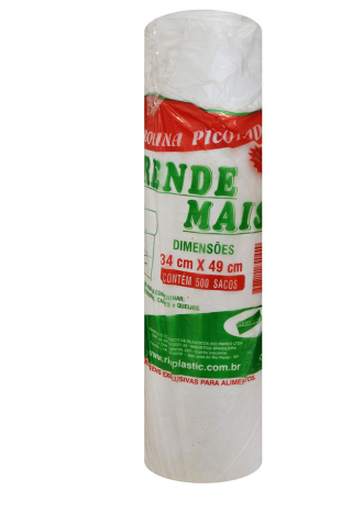 18152- BOBINA PICOTADA RENDE MAIS 34X49 - RIOPLSTIC 