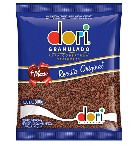 18160 -GRANULADO CHOCOLATE 500G - DORI