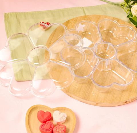 18215 - PETISQUEIRA C/TP FLOR DE CORACOES TRANSP - BLUE STAR