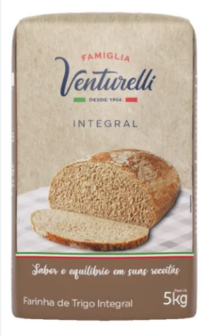18216 - FARINHA TRIGO INTEGRAL VENTURELLI 5KG - GLOBO