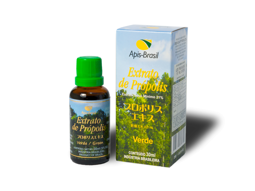 EXTRATO DE PRÓPOLIS VERDE 21% - APIS BRASIL