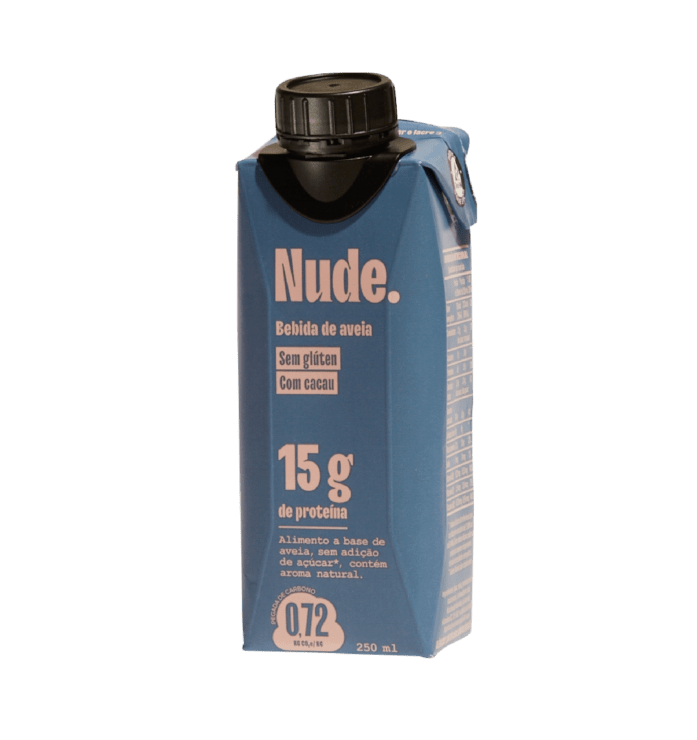 BEBIDA DE AVEIA PROTEICA COM CACAU 250ML - NUDE