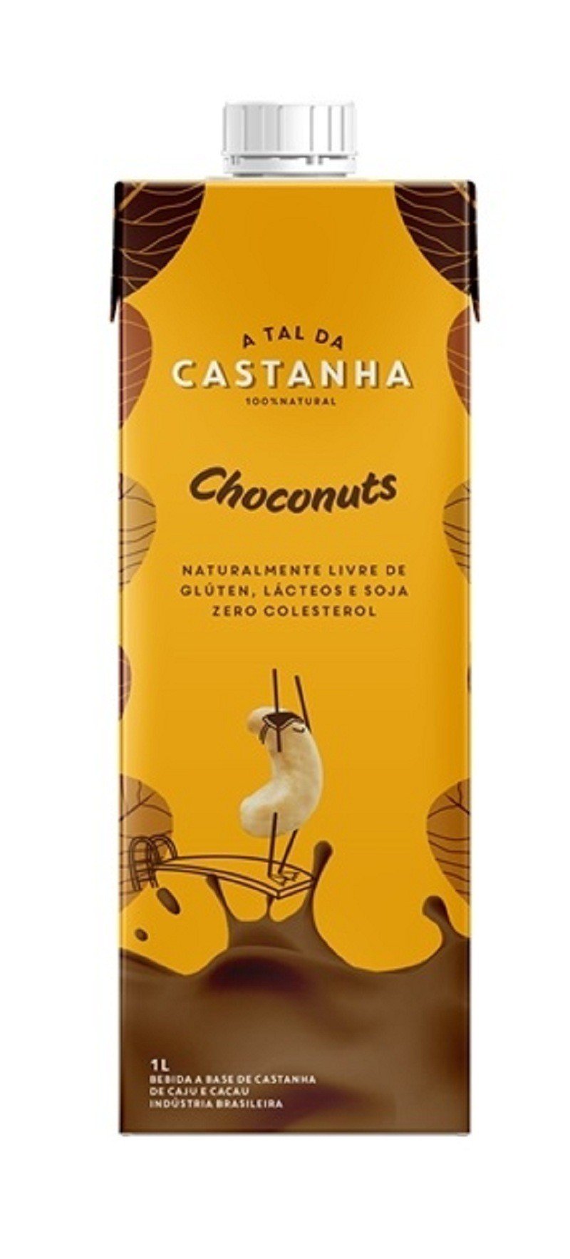 BEBIDA VEGETAL CASTANHA CHOCONUTS 1L - A TAL DA CASTANHA