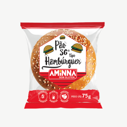 PÃO DE HAMBÚRGUER - AMINNA
