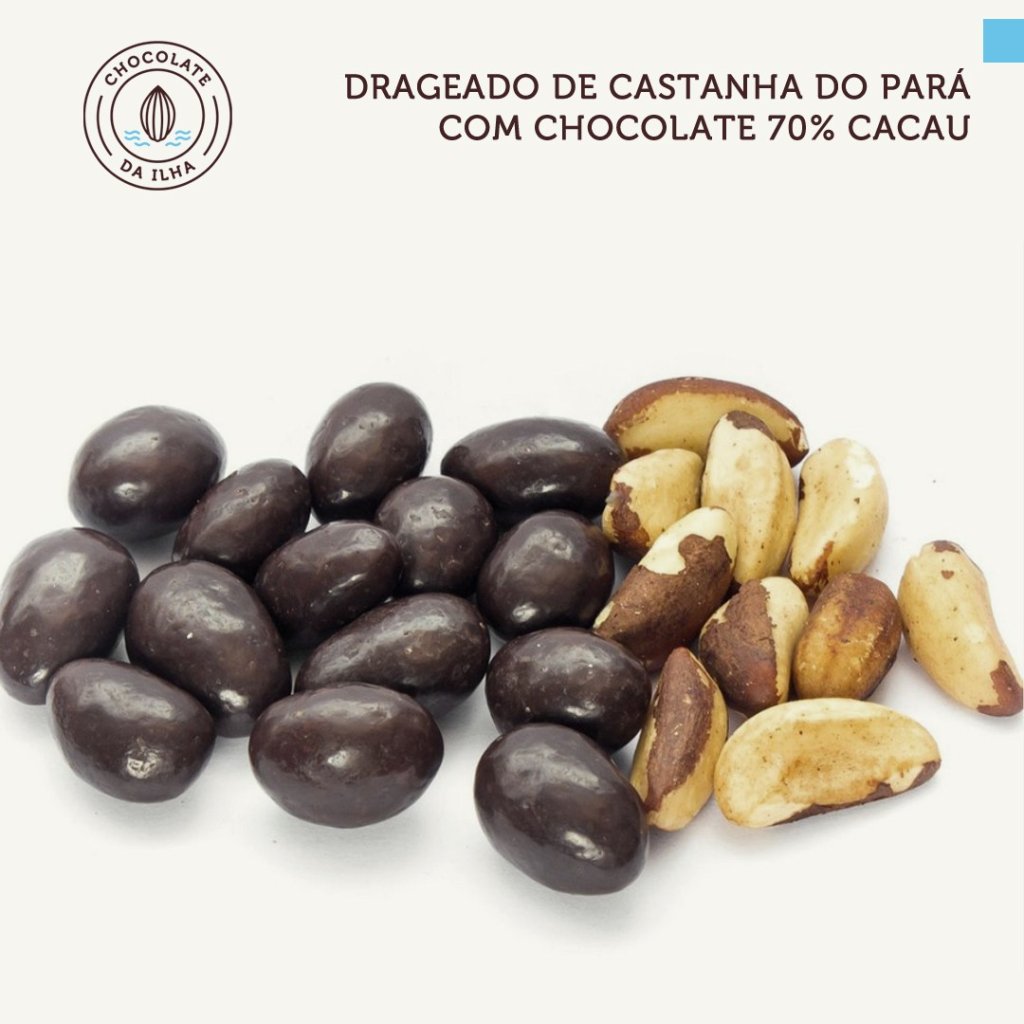 CASTANHA DO PARÁ COM CHOCOLATE 70%