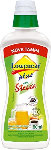 ADOÇANTE STÉVIA 80ML - LOWÇUCAR PLUS COM STEVIA