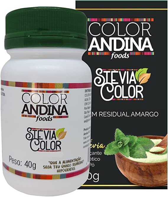ADOÇANTE STÉVIA 40G - COLOR ANDINA FOOD