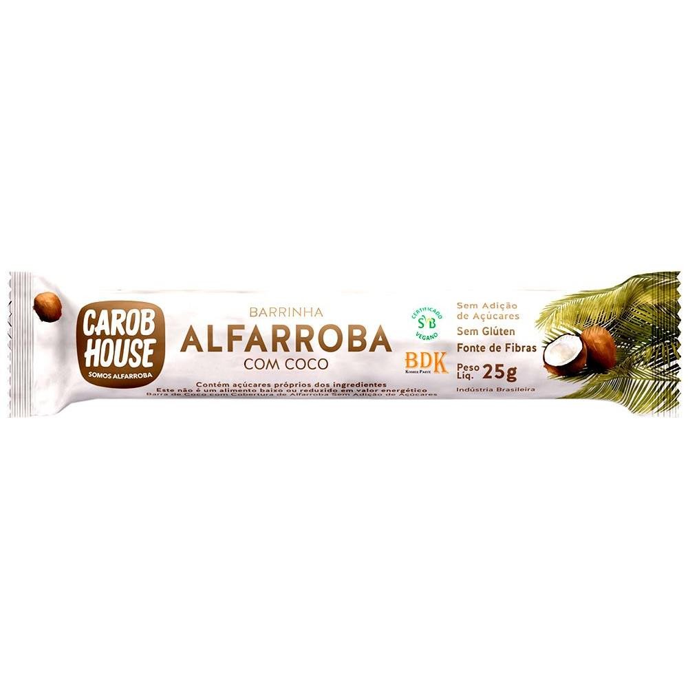 ALFARROBA COM COCO 25G - CAROB HOUSE