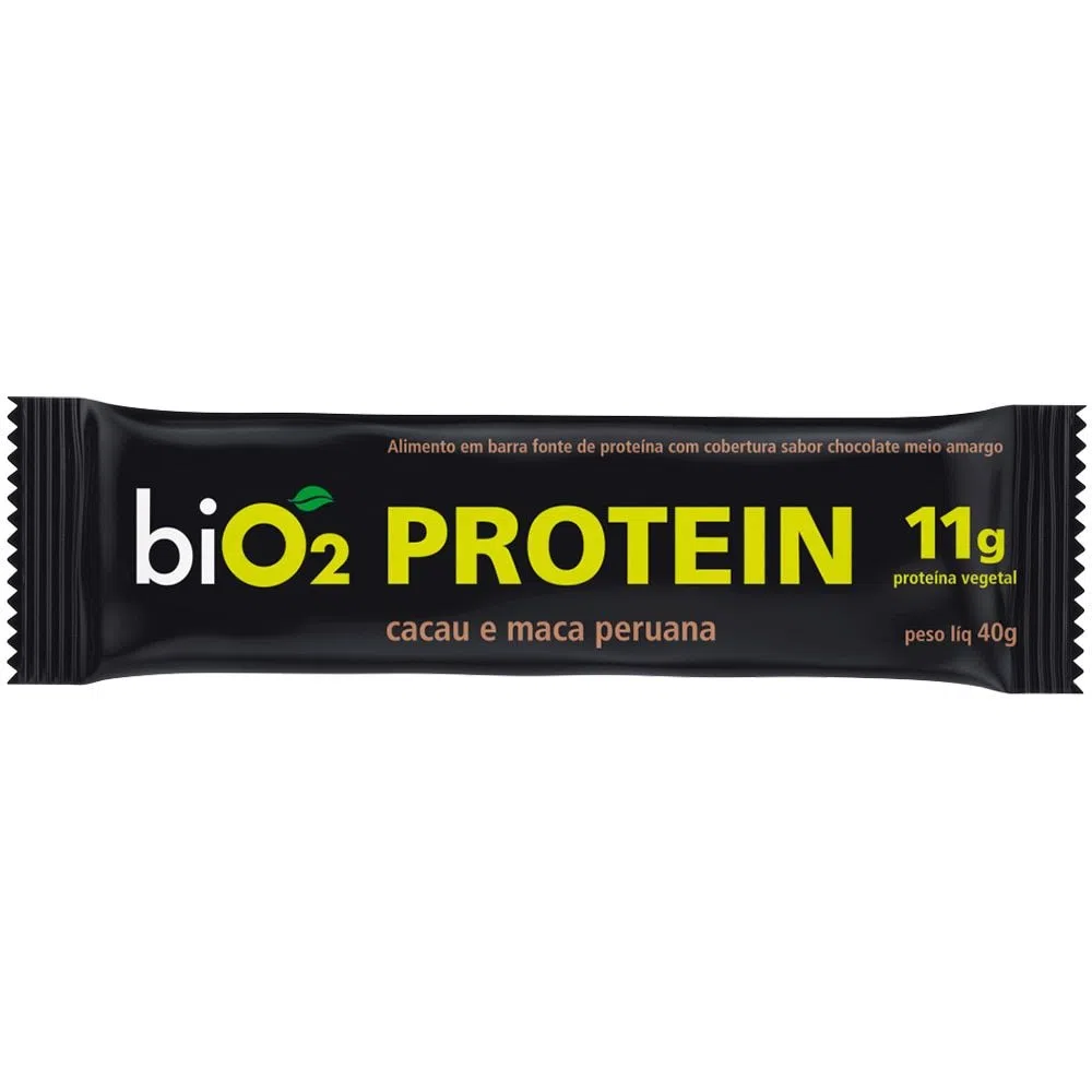 BARRA PROTEIN CACAU E MACA PERUANA - BIO2