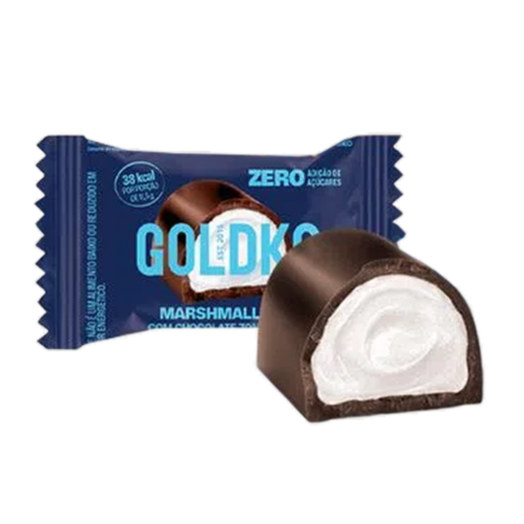 BOMBOM MARSHMALLOW CHOCOLATE 70% ZERO - GOLDKO