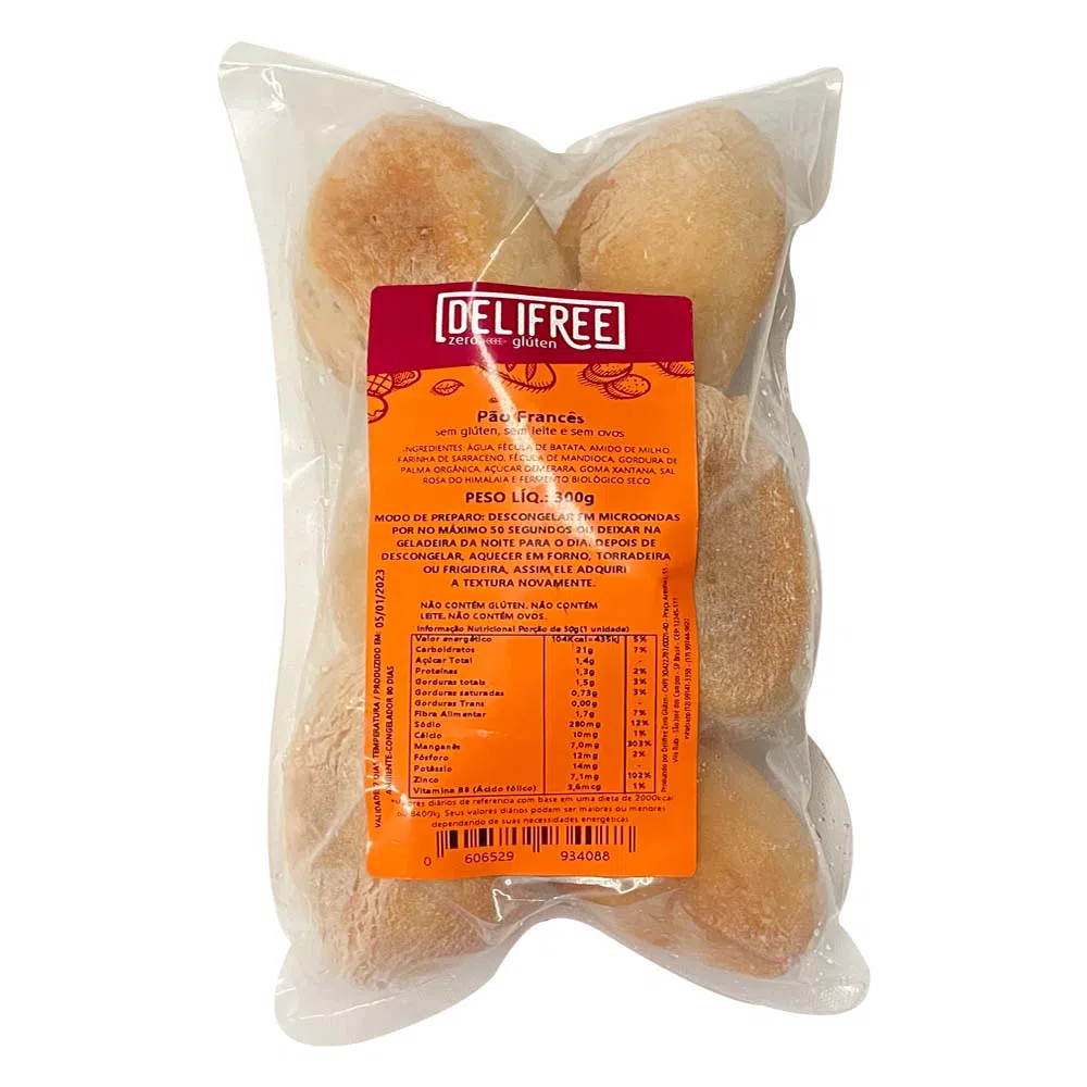 PÃO FRANCÊS - DELIFREE