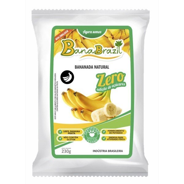 BANANADA NATURAL 230G - BANABRAZIL
