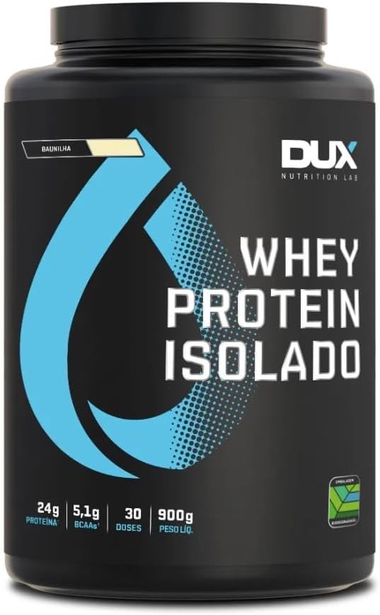 WHEY PROTEIN ISOLADO BAUNILHA 900G - DUX