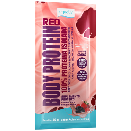 BODY PROTEIN RED SACHÊ 20G - EQUALIV