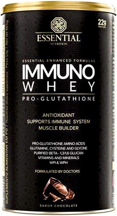 IMMUNO WHEY PRO GLUTATHIONE CACAO 465G - ESSENTIAL
