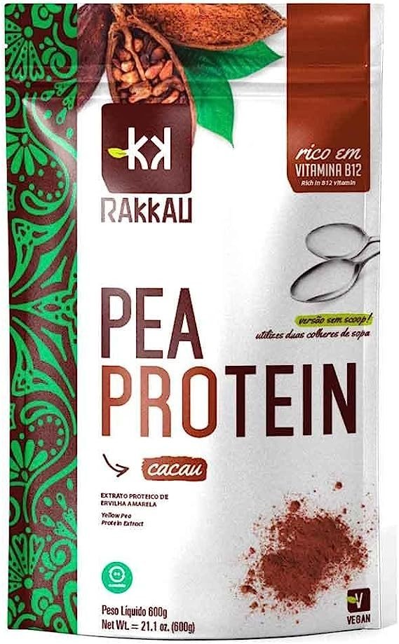 PEA PROTEIN CACAU 600G - RAKKAU
