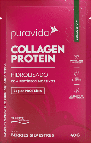 COLLAGEN PROTEIN BERRIES SILVESTRES SACHÊ 23G - PURA VIDA