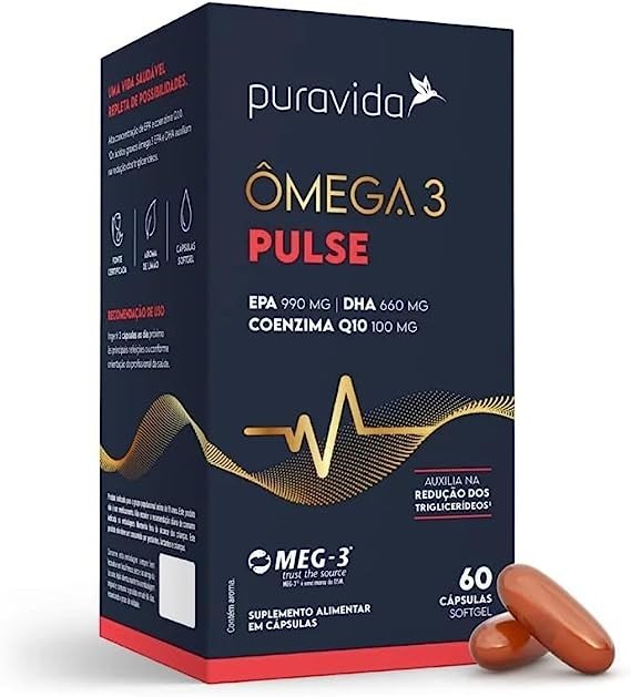 ÔMEGA 3 PULSE 60CAP - PURA VIDA