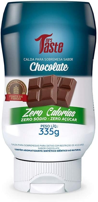 CALDA DE CHOCOLATE ZERO AÇUCAR - MRS TASTE