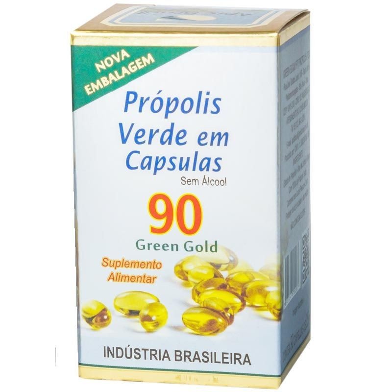 EXTRATO DE PRÓPOLIS VERDE 90CAPS - APIS BRASIL