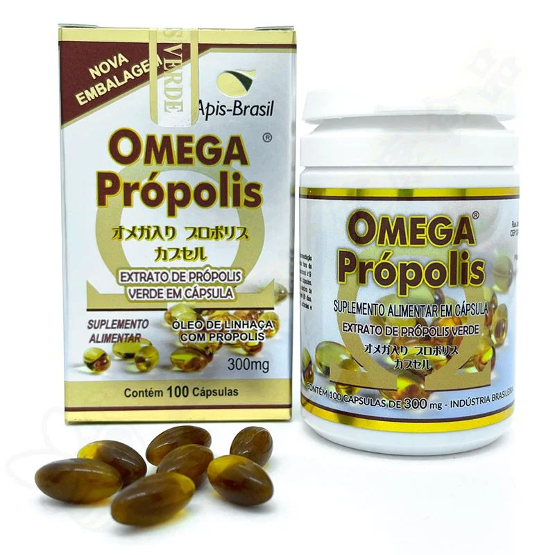 ÔMEGA PRÓPOLIS 100CAPS - APIS BRASIL