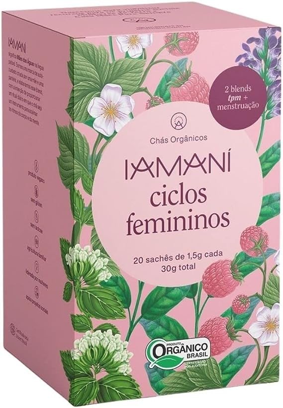 CICLOS FEMININOS ORGÂNICO (20 SACHÊS) - IAMANI