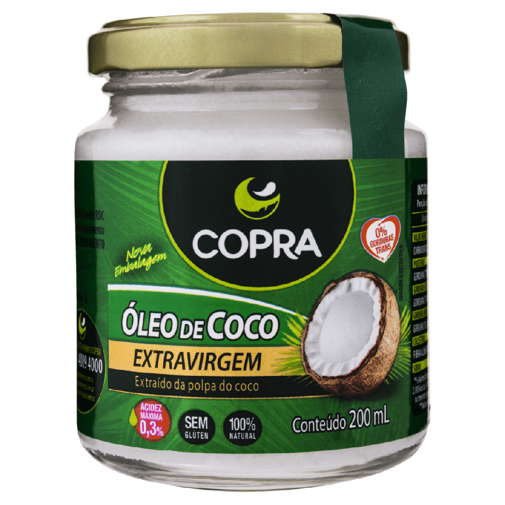 ÓLEO DE COCO EXTRAVIRGEM 200ML - COPRA