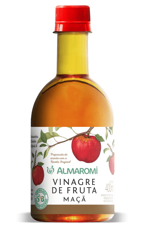 VINAGRE DE MAÇÃ 400ML - ALMAROMI