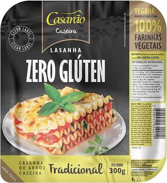 LASANHA 300G - CASARÃO