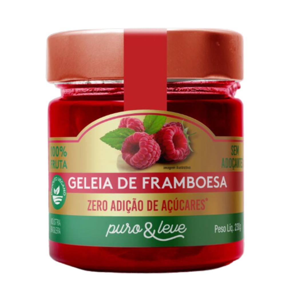 GELEIA DE FRAMBOESA - PURO E LEVE