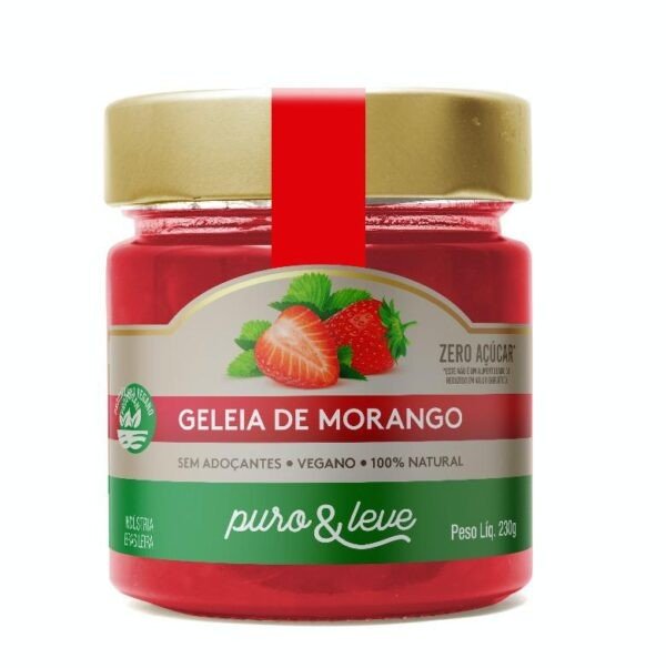 GELEIA DE MORANGO - PURO E LEVE