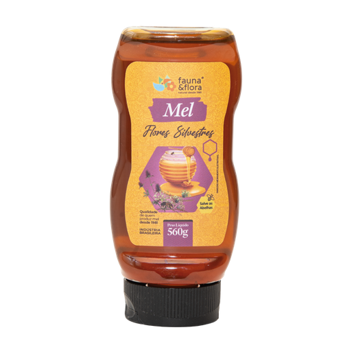 MEL FLORES SILVESTRE ORGÂNICO 280G - FAUNA E FLORA  