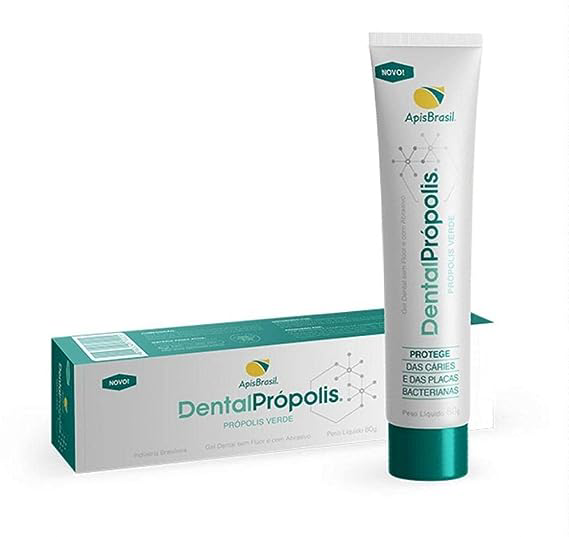 GEL DENTAL PRÓPOLIS VERDE 80G - APIS BRASIL