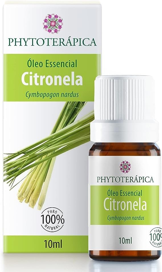 ÓLEO ESSENCIAL CITRONELA (ORGÂNICO) 10 ML - PHYTOTERÁPICA