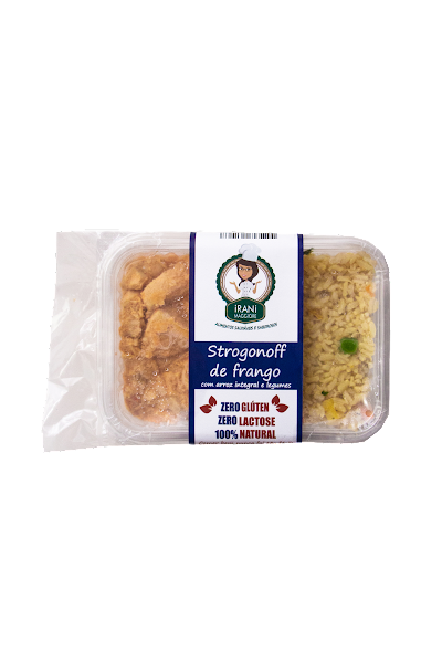 STROGNOFF DE FRANGO COM BATATA DOCE E ARROZ INTEGRAL - IRANI